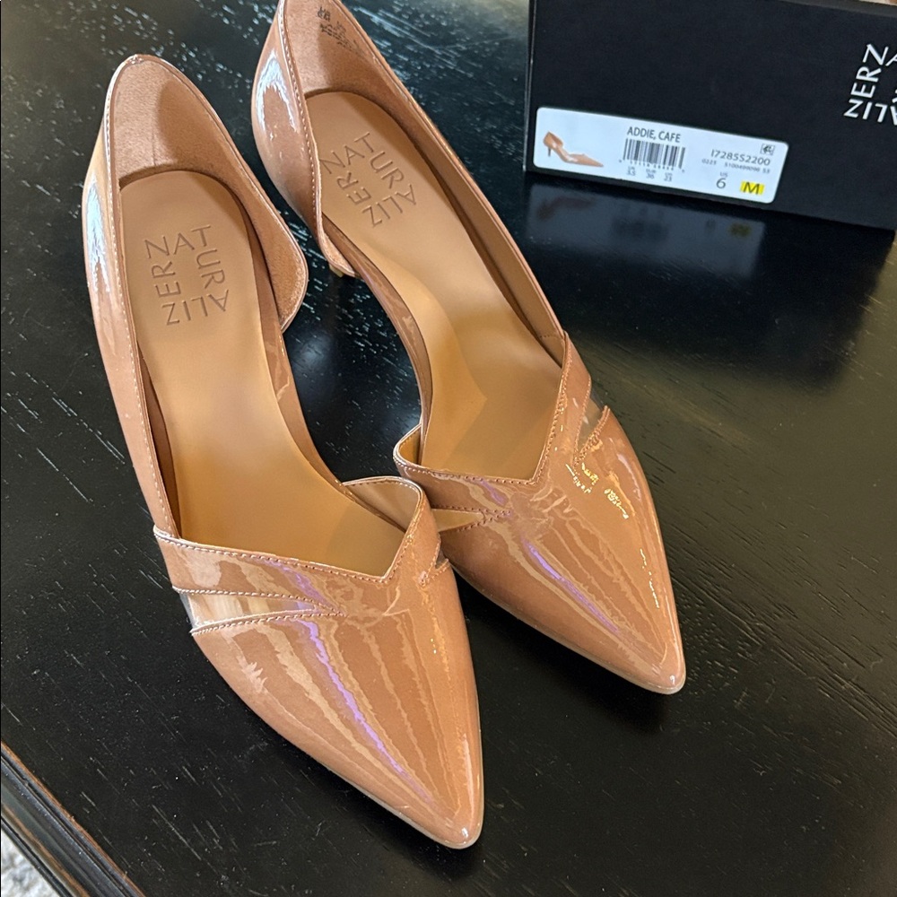 Naturalizer Addie Heels in Cafe Brown- NEW in BOX